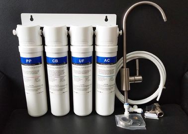 4 مرحله تصفیه آب UF دستگاه تصفیه آب فیلترهای سریع PP کربن فعال KDF